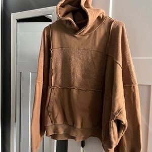 Aerie Women's Caramel Hooded Sweatshirt
